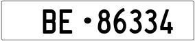 Truck License Plate